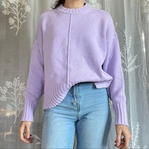 Lilac boxy sweater